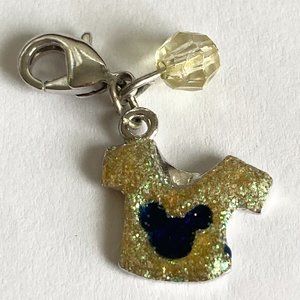 Vintage Disney Mickey Mouse T-Shirt Tee Charm Zipper Pull Classic Icon Ears